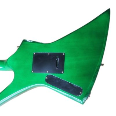 Custom Race KE2 Transparent Green Kelly Electric Guitar KEXQ - Image 6