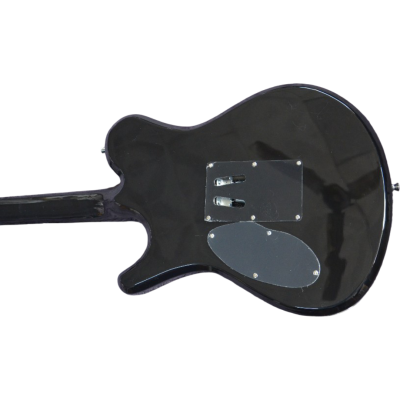 Custom Onyx Legend Transparent Graphite Light Burst Tremolo Electric Guitar - Image 11