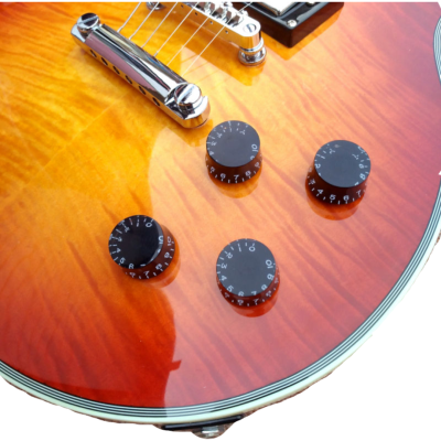 Custom Crown Heritage Cherry Sunburst Jimmy Electric Guitar - Image 10
