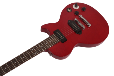 Custom Crown Bob Angus Cherry Red P90 Soapbar Pickups Marley Electric Guitar - Image 8