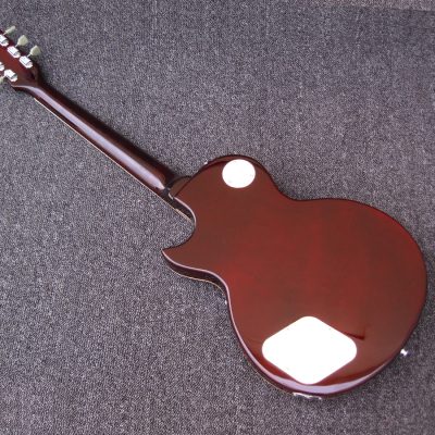 Custom Crown Fhole Semi Hollow Tobacco Burst Electric Guitar - Image 3