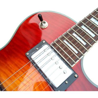 Custom Crown Heritage Cherry Sunburst Jimmy Electric Guitar - Image 11