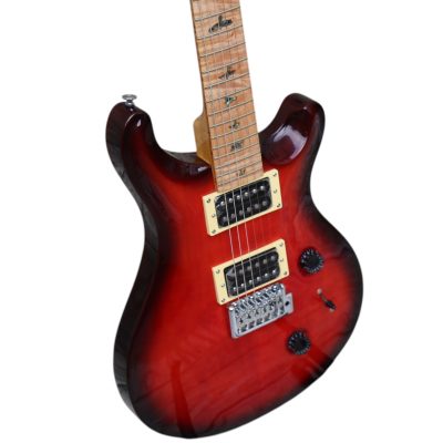 Custom Monarch Santana Fire Red Burst Electric Guitar - Image 4