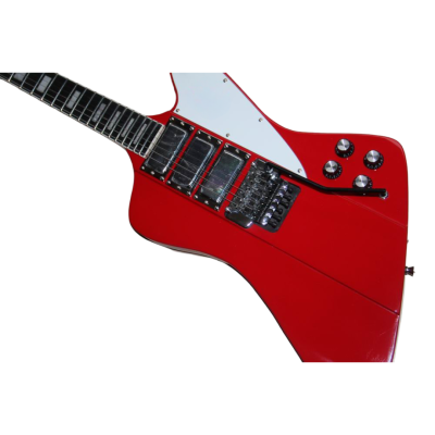 Custom Crown Cardinal Red Firebird VII 6 String Tremolo Guitar Mini Humbuckers - Image 8