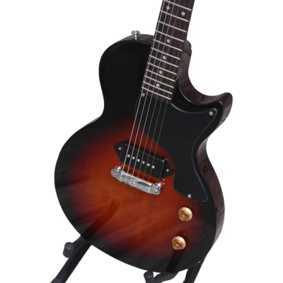 Custom Crown Junior Single Cut P90 Pickups Armstrong Dark Vintage Sunburst Electric Guitar - Image 4