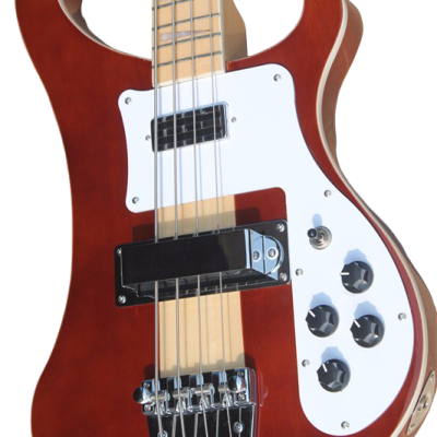 Custom Nova 4003 Mapleglo Center Amber Brown Finish 4 String Bass