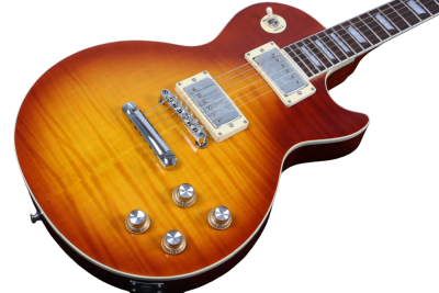 Custom Crown Standard Iced Tea Sunburst Gradient Flamed Maple Top Electric Guitar