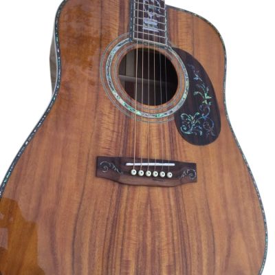 Custom Vertex 1833 D45 000 Solid Koa Top Ply Acoustic Electric Guitar
