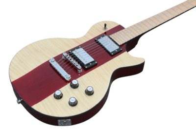 Custom Crown Spotlight Walnut Strip Running Straight Down 6 String Guitar - Image 5