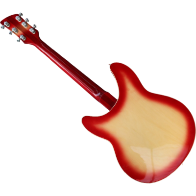 Custom Nova Slash Soundhole Fireglo 360 George 6 String Guitar - Image 5