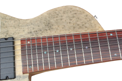 Custom Solis Emperor Matt G Birdseye 7 String Bass 4 Pickups - Image 8