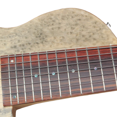Custom Solis Emperor Matt G Birdseye 7 String Bass 4 Pickups - Image 8