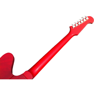 Custom Crown Cardinal Red Firebird VII 6 String Tremolo Electric Guitar - Image 7