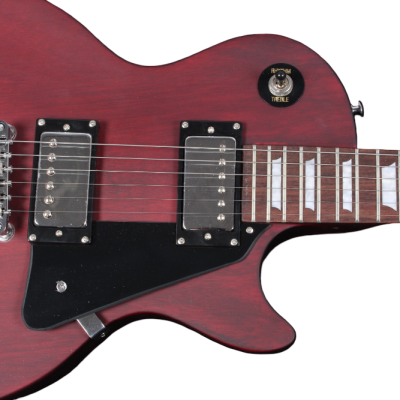 Custom Crown Studio Wine Red Satin Finish Electric Guitar - Image 8