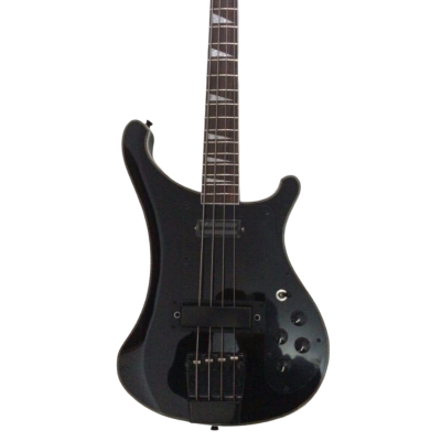 Custom Nova 4003 Jetglo Black 4 String Bass Black Pickguard - Image 9