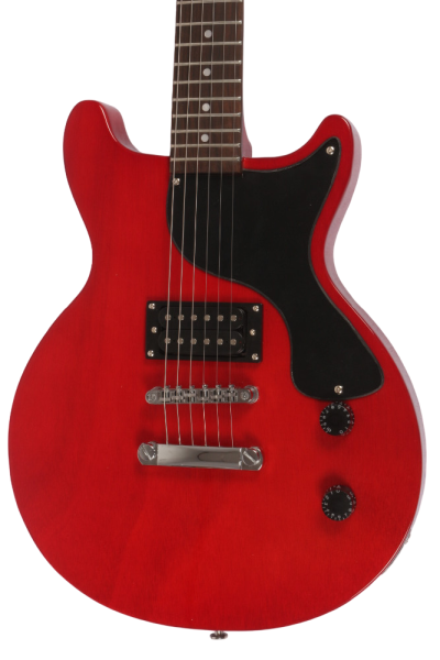 Custom Crown Joe Armstrong Junior Double Cut Red Electric Guitar