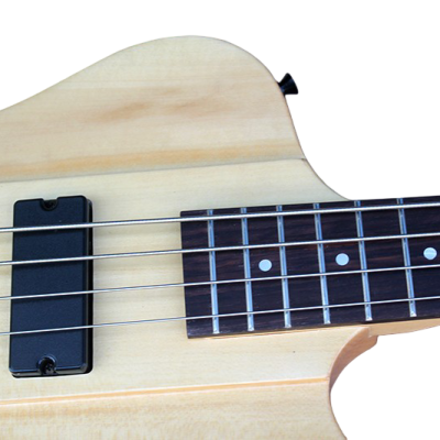 Custom Crown Natural Finish Thunderbird Tom 4 String Bass - Image 8
