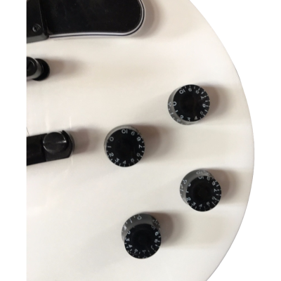 Custom Crown Standard Pearloid Custom Script Alpine White Electric Guitar - Image 9