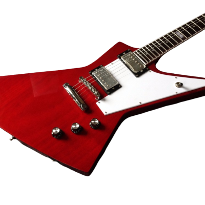 Custom Crown Korina Explorer Cherry Red Electric Guitar