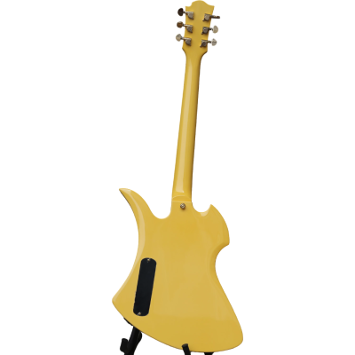 Custom Rivas MG145S Mockingbird Yellow Heart Guitar - Image 5