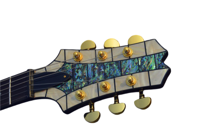 Custom Abyss Mahogany Body In Hand Laid High Grade Mosaic Guitar - Image 12