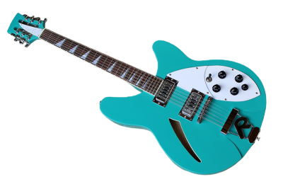 Custom Nova Sea Foam Teal Green 330 12 String Electric Guitar - Image 12