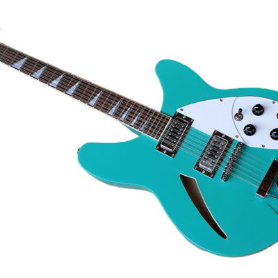 Custom Nova Sea Foam Teal Green 330 12 String Electric Guitar - Image 12