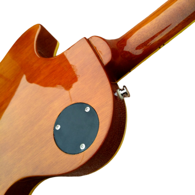 Custom Crown Honey Burst Flamed Maple Top Electric Guitar - Image 12