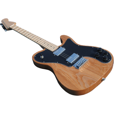 Custom Regent Natural Ash Deluxe Electric Guitar - Image 8