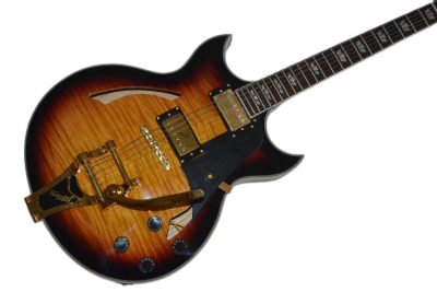 Custom Crown Johnny A Figured Maple Top Bigsby Vibrato Tailpiece Guitar