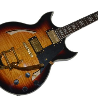 Custom Crown Johnny A Figured Maple Top Bigsby Vibrato Tailpiece Guitar