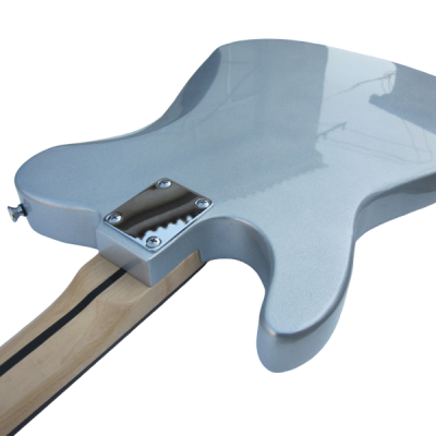 Custom Regent Silver Blacktop Vintage Alnico Humbuckers Jim Electric Guitar - Image 6