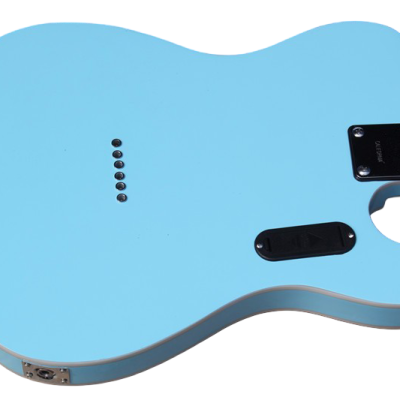 Custom Regent Pastel Daphne Blue Tree Of Life Inlay Electric Guitar Left Handed - Image 6