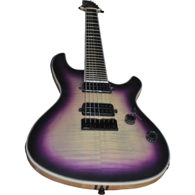 Custom Onyx Regius 6 Supernova Purple 6 String Electric Guitar - Image 9