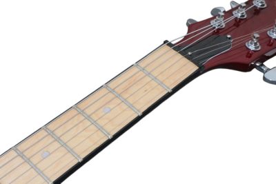 Custom Crown Spotlight Walnut Strip Running Straight Down 6 String Guitar - Image 9