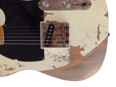 Custom Regent Micawber Heavy Relic Blonde Finish Aged Guitar - Image 9