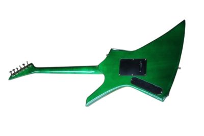 Custom Race KE2 Transparent Green Kelly Electric Guitar KEXQ Floyd Rose Tremolo - Image 7
