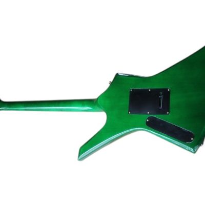 Custom Race KE2 Transparent Green Kelly Electric Guitar KEXQ - Image 7