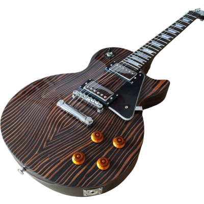 Custom Crown Studio Exotic Zebrawood Electric Guitar