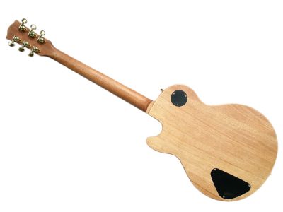 Custom Crown Dragon Snake Carved Natural Electric Guitar Satin Finish - Image 7