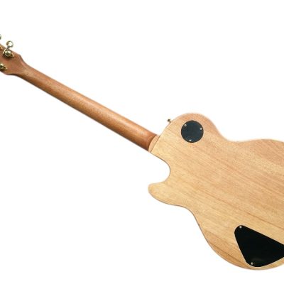 Custom Crown Dragon Snake Carved Natural Electric Guitar Satin Finish - Image 7