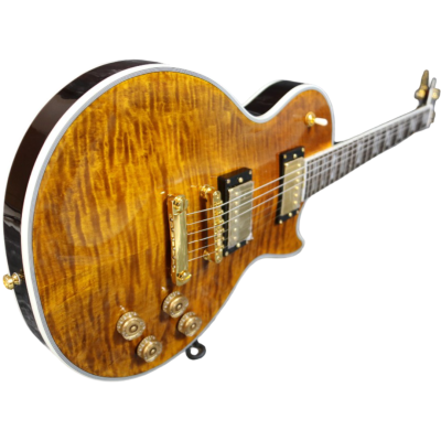 Custom Crown Supreme Desert Root Beer Burst Quilted Maple Top Electric Guitar - Image 8