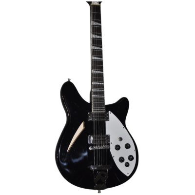 Custom Nova George Jetglo Black 360 12 String Electric Guitar - Image 8