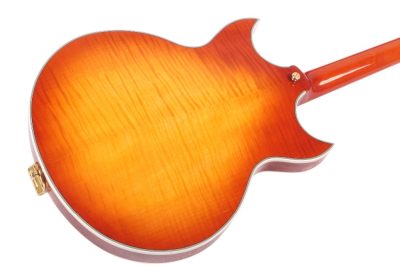 Custom Crown Johnny A Sunburst Figured Maple Top Bigsby Vibrato Tailpiece Guitar - Image 8