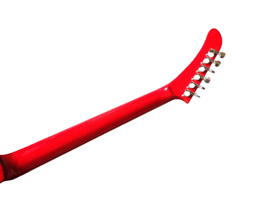 Custom Crown Korina Explorer Cherry Red Electric Guitar - Image 6