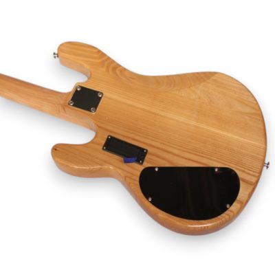 Custom Aether Sting Natural Finish 4 String Bass - Image 6