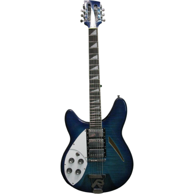 Custom Nova Blueburst 370 12 String Electric Guitar - Image 2