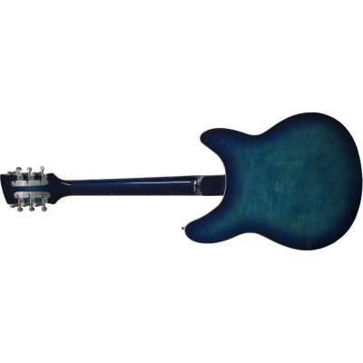Custom Nova Blueburst 370 12 String Electric Guitar - Image 6