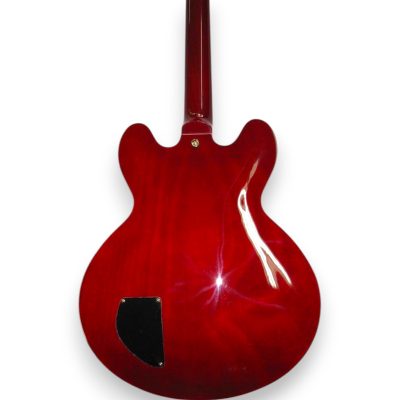 Custom Crown ES335 Noel Gallagher Dark Wine Red Electric Guitar - Image 9