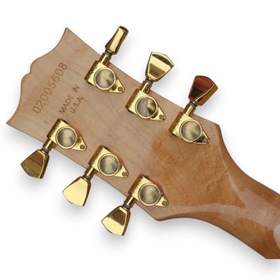 Custom Crown Natural Spalted Maple 6 String Electric Guitar - Image 4